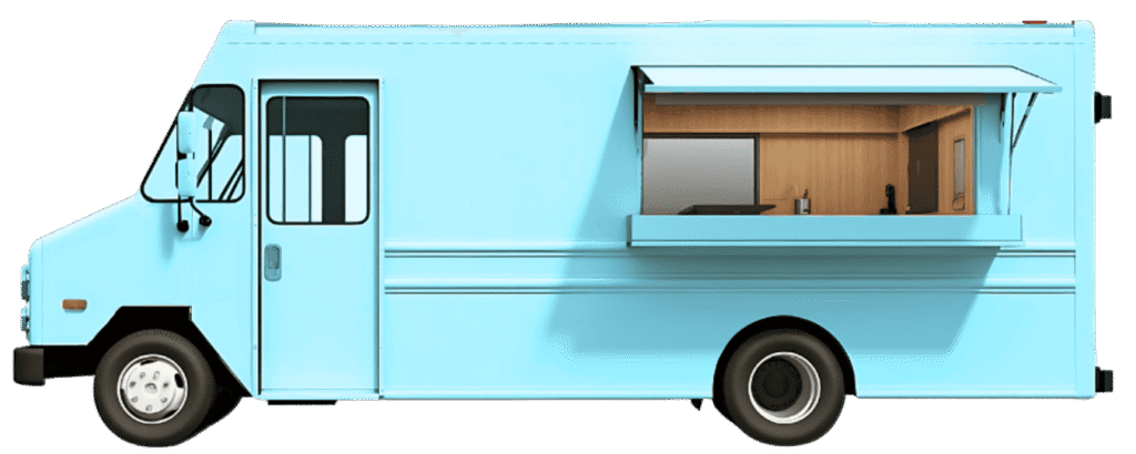 Food Truck Full Wrap Mockup
