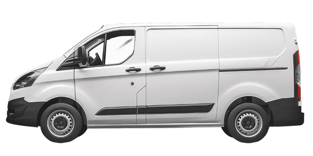 Local Business Service Van Van Mockup