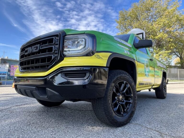Local Landscaping Business Work Truck With A Full Wrap From Los Wrapios