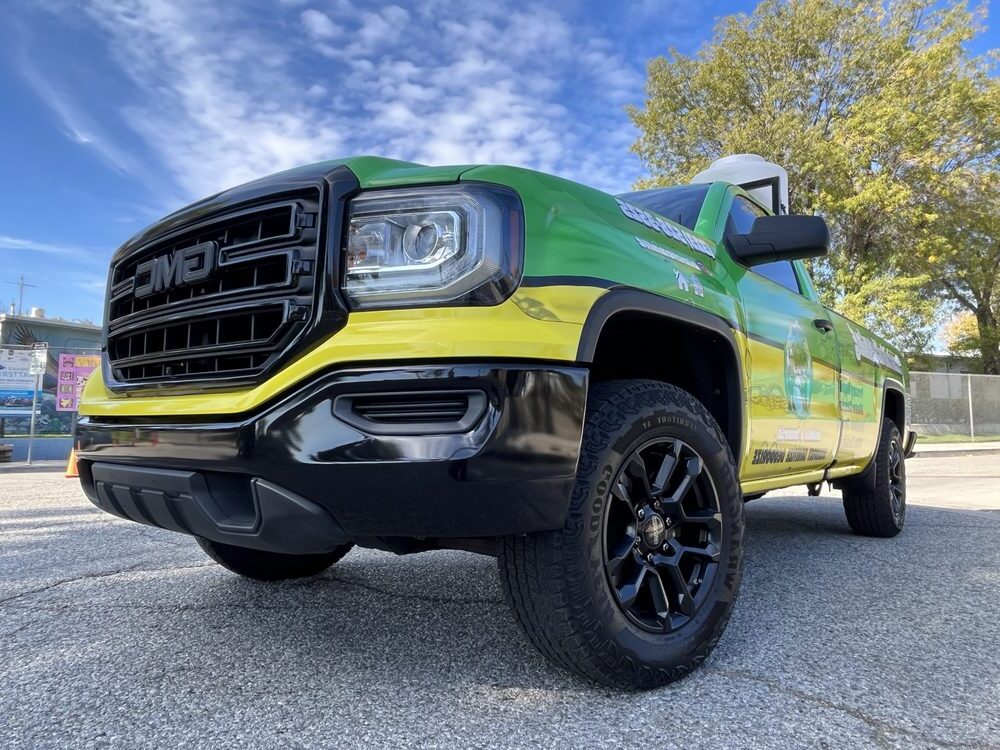 Local Landscaping Business Work Truck With A Full Wrap From Los Wrapios