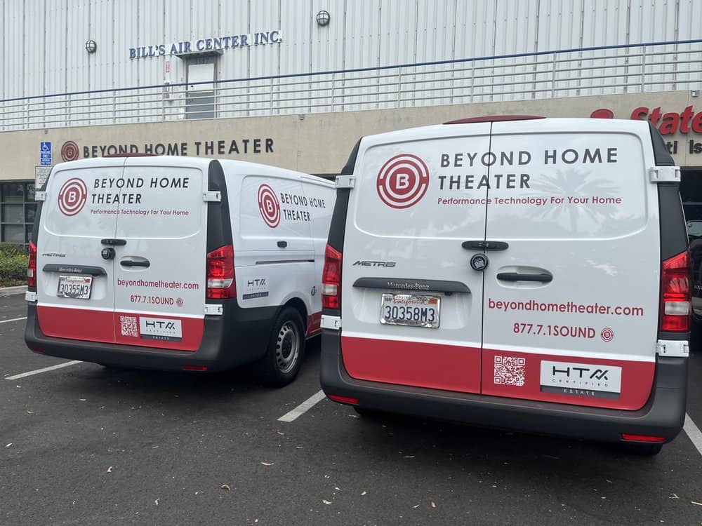 Local TV Installation Business Service Van With Vinyl Decals, Graphics, And Lettering From Los Wrapios